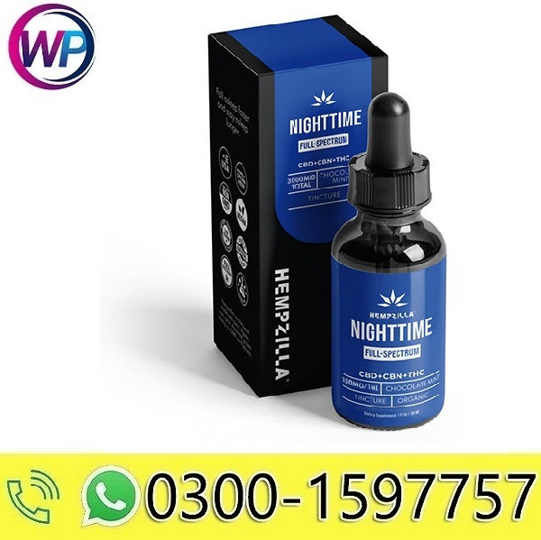 Hempzilla Full Spectrum Nighttime Tinctures | 30ml In Karachi	( 03001597757) Online