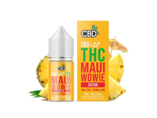 CBD + Delta-9 THC Vape Juice: Maui Wowie Sativa