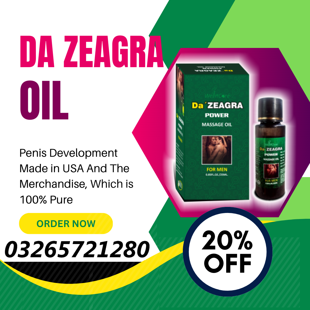 Da Zeagra Power Massage Oil In Pakistan - 03265721280