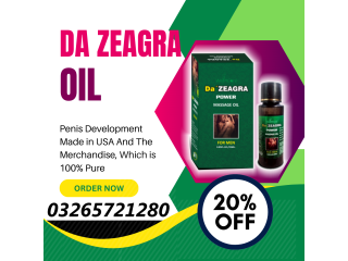 Da Zeagra Power Massage Oil In Pakistan - 03265721280