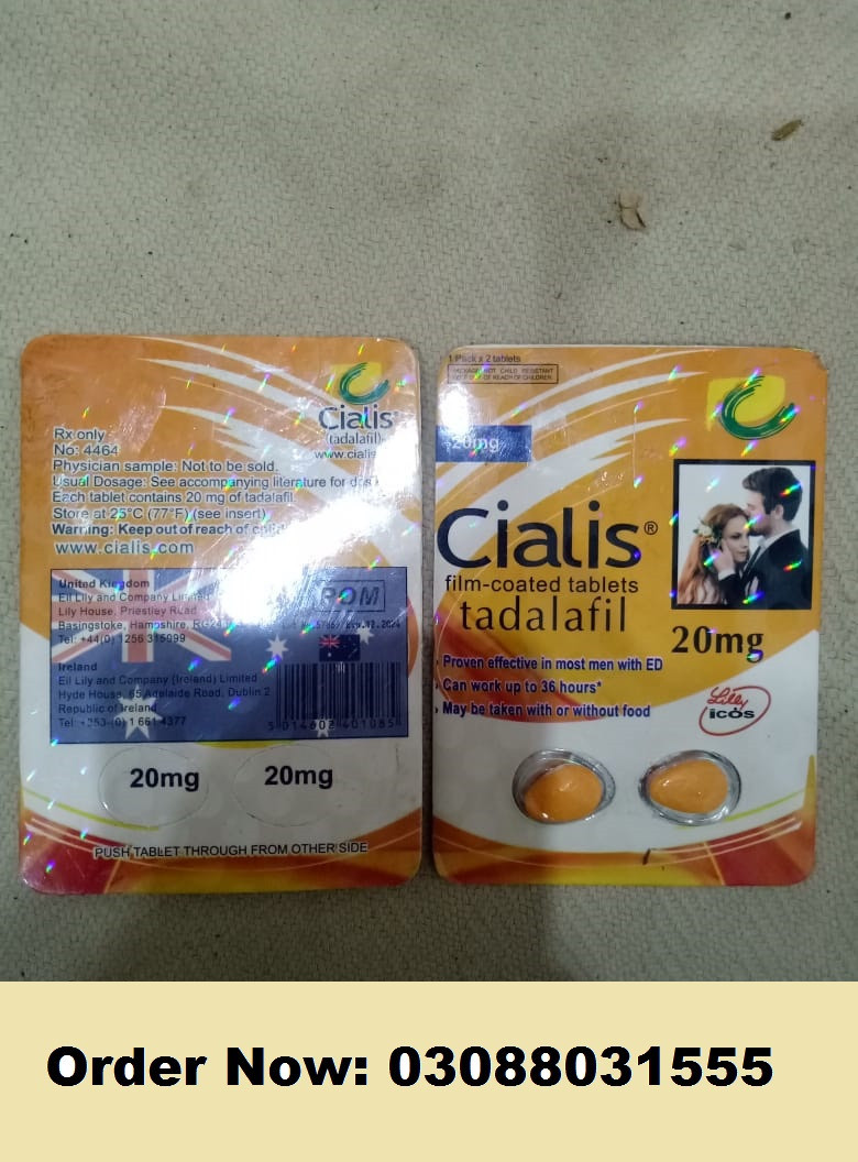 Buy 100% Original Cialis Tadalafil Price in Karachi. [03088031555]