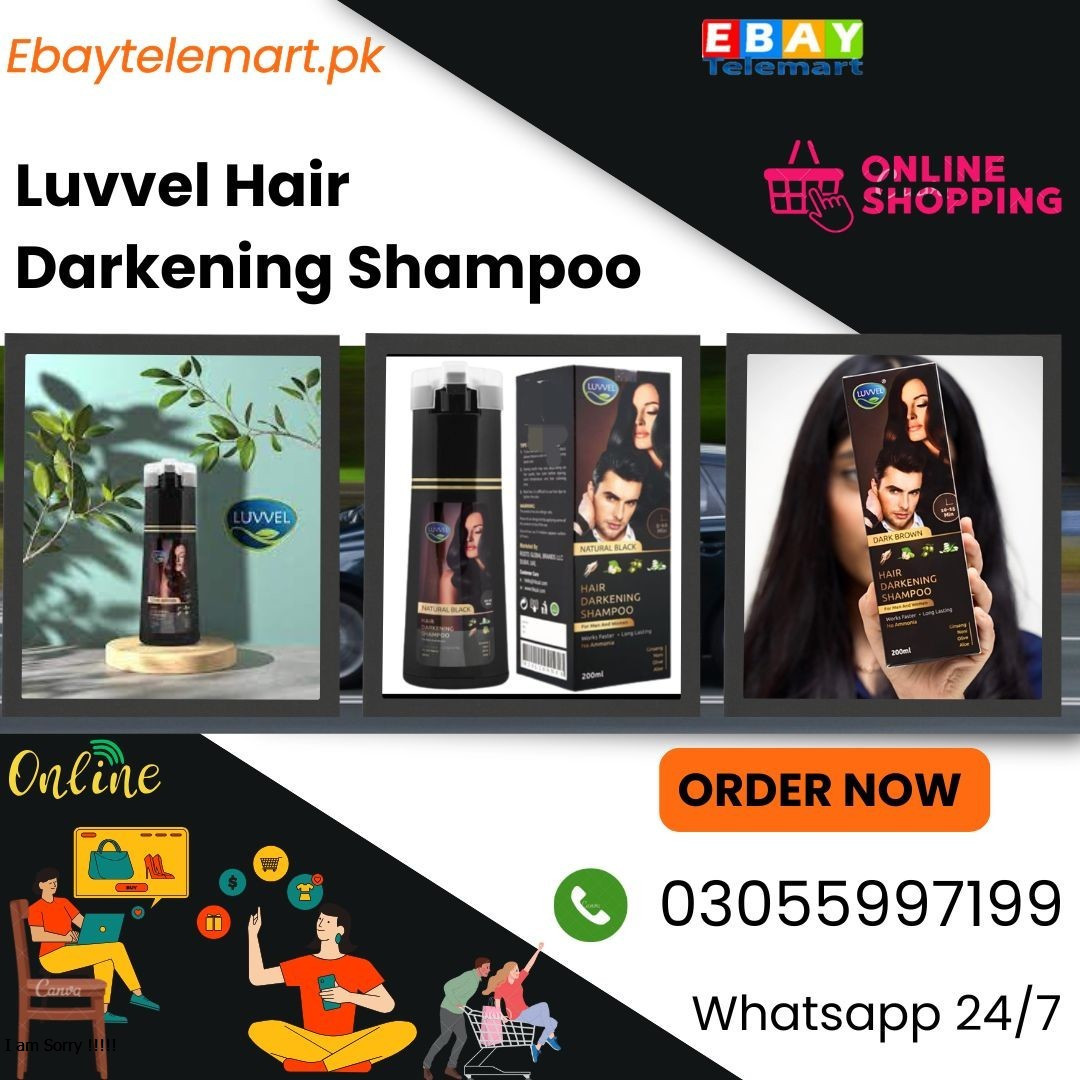 Luvvel Hair Darkening Shampoo Price in Kabirwala | 03055997199