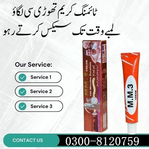 MM-3 Delay Cream in Lahore - 0300-8120759 Timing Herbal Delay Cream