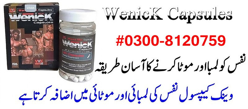 Wenick Capsule in Karachi ^ 0300-8120759 ^ Penis Enlargement Capsule